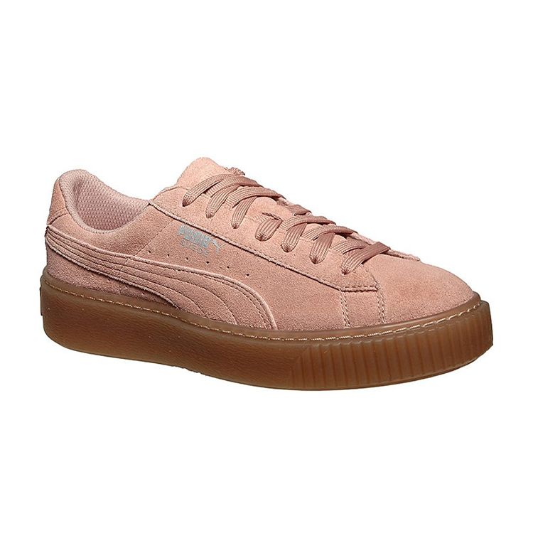 Puma Платформа Jewel Повседневные Низкие Детские Кроссовки Детские Кроссовки Розовые 365131-01