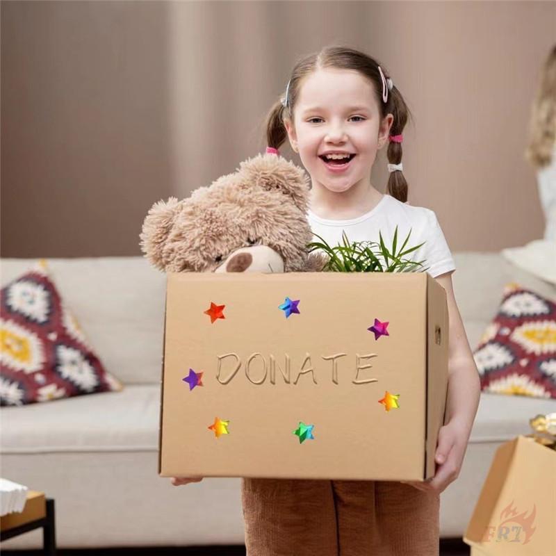 10Sheets/Set Laser Gradient Colorful Shapes - Star / Love Heart / Round Dot DIY Kids Rewards Stickers