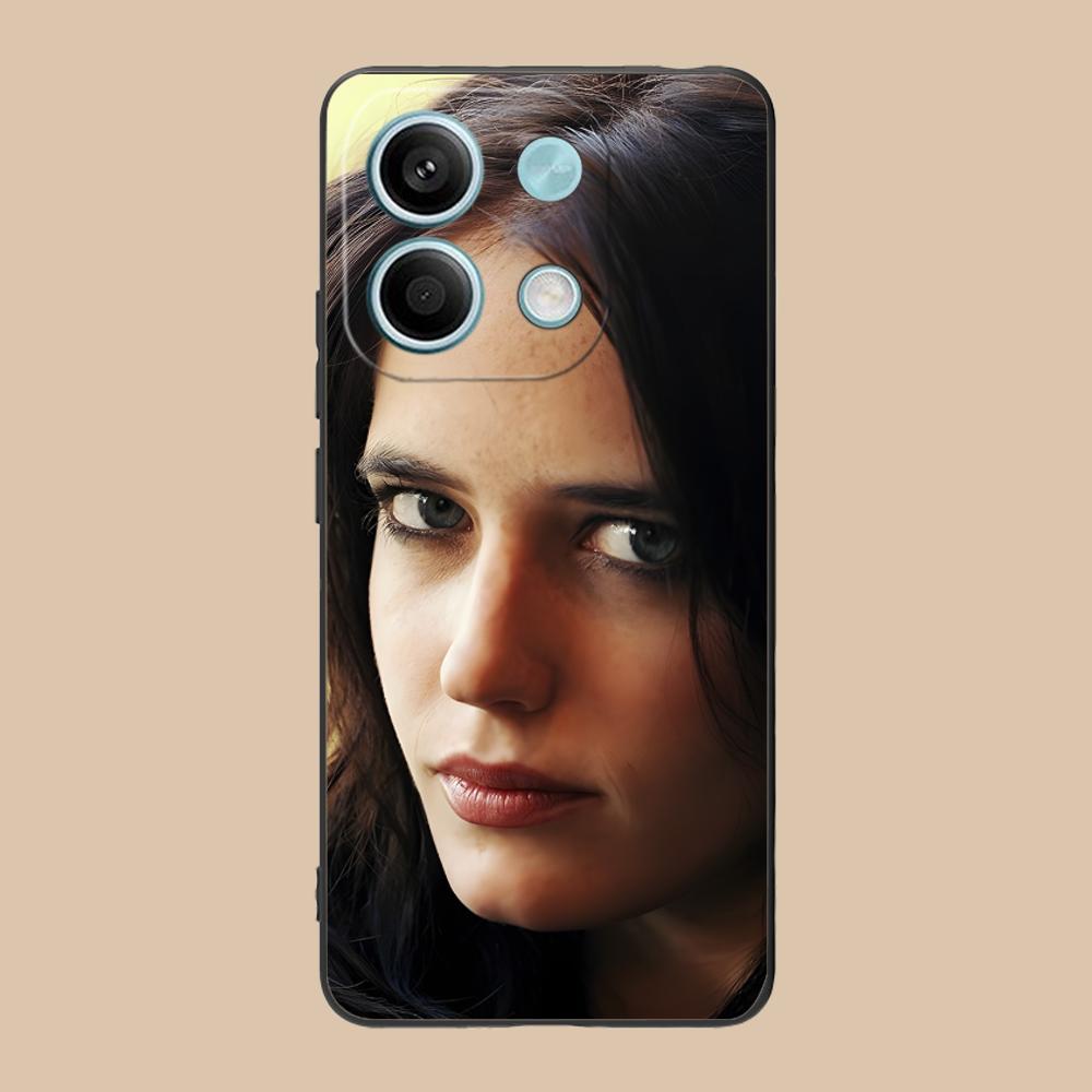 Матовая TPU чехол-бампер Eva Green для POCO F8 F7 F6 F5 F4 F3 F2 Pro GT C75 C71 C65 C61 C40 Pro Ultra Цветной чехол