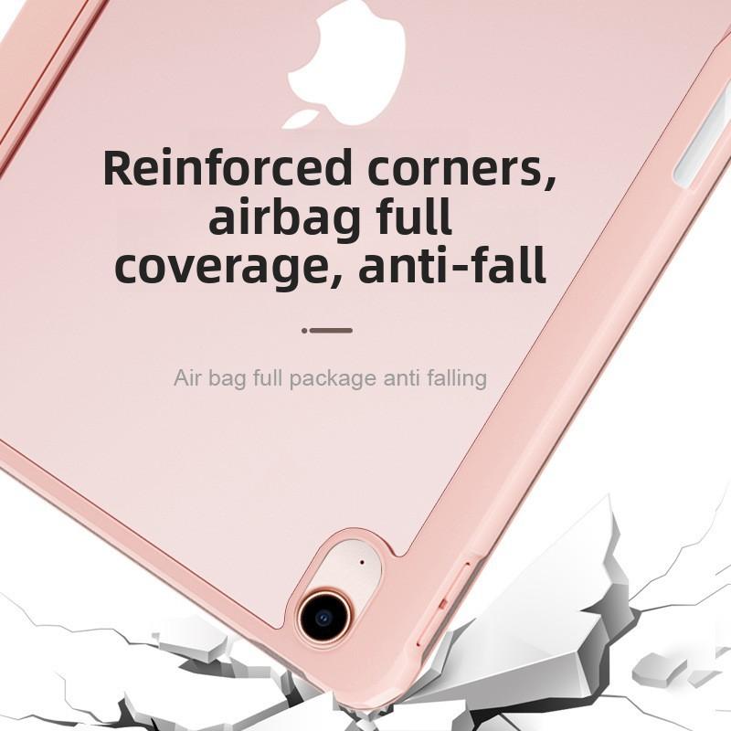 For Apple Ipad Pro 11 Inch M4 Magnetic Flip Cover With Faux Leather For Sleep Mode And Shock Absorption