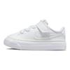 Nike Court Legacy TD Кожа Нескользящие Амортизирующие Низкие Кроссовки Кроссовки для Малышей Белый DA5382-114