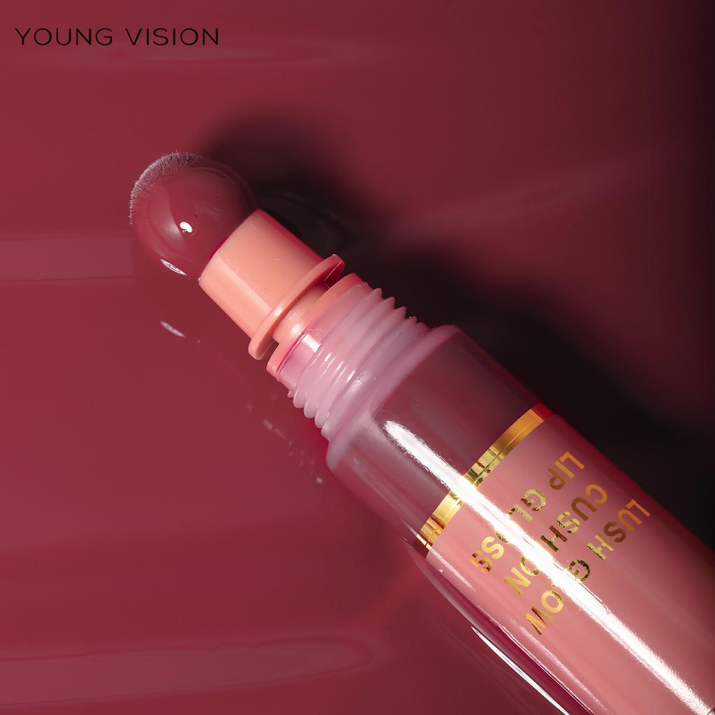 YOUNG VISION Жидкий блеск для губ - Увлажняющий блеск для губ с плюшевой кисточкой и глянцевым финишем в нескольких оттенках