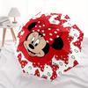 1pc Minnie Mouse, Automatic Folding Umbrella: Compact 8 Bone Design Cartoon Outdoor Travel Companion, Business Umbrella, Christmas Valentine