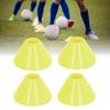 20PCS Football Training Markers Multifunction PE Soccer Training Disc Cone Set for Kids Novice Outdoor