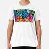 Tropical Waves and Flowers  Colorful Nature S To 5XL Made In the AU/USA T-Shirt