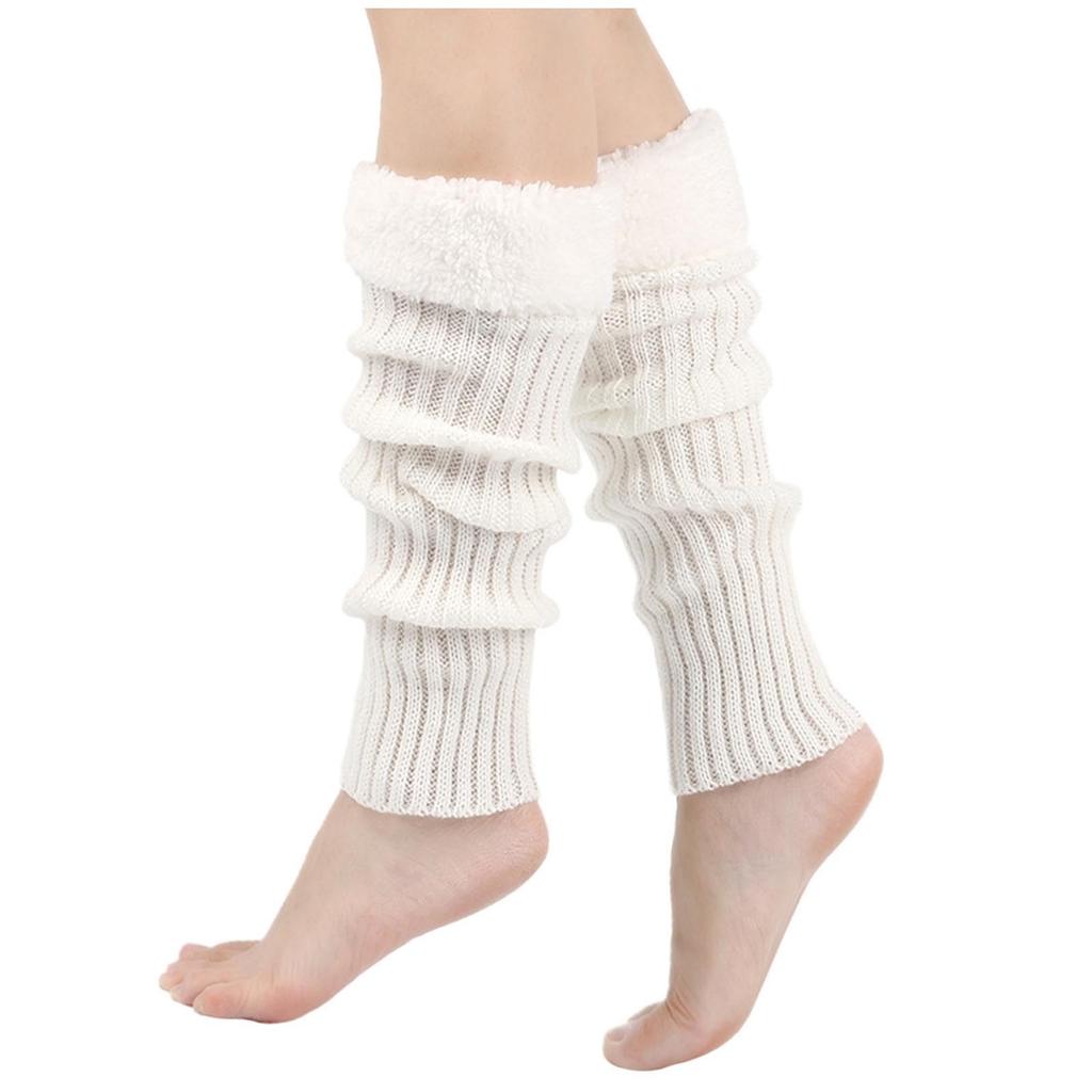 Женские бархатные теплые вязаные носки, бахилы, ворсовые носки, бахилы и теплые бахилы, гетры