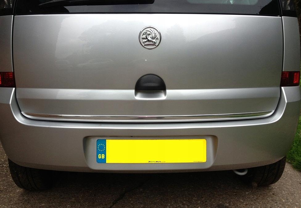 OPEL MERIVA A CHROME STRIP Chrome Tailgate Tuning