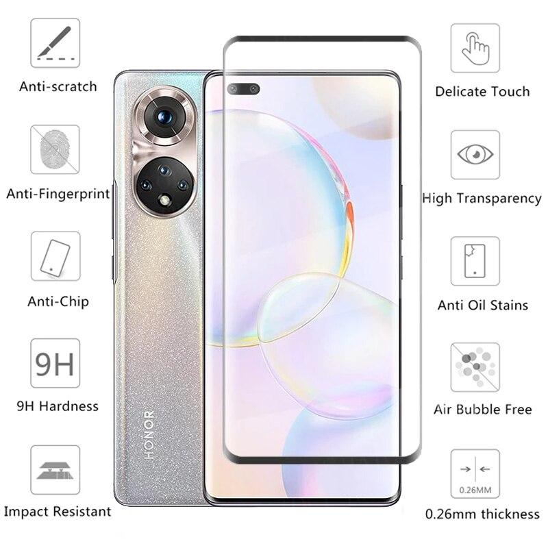 KEYSION Tempered Glass for Honor 50 Pro 50 Lite X30i X20 SE Full Cover Screen Protector Film for Huawei Nova 8i 9 Pro SE Youth