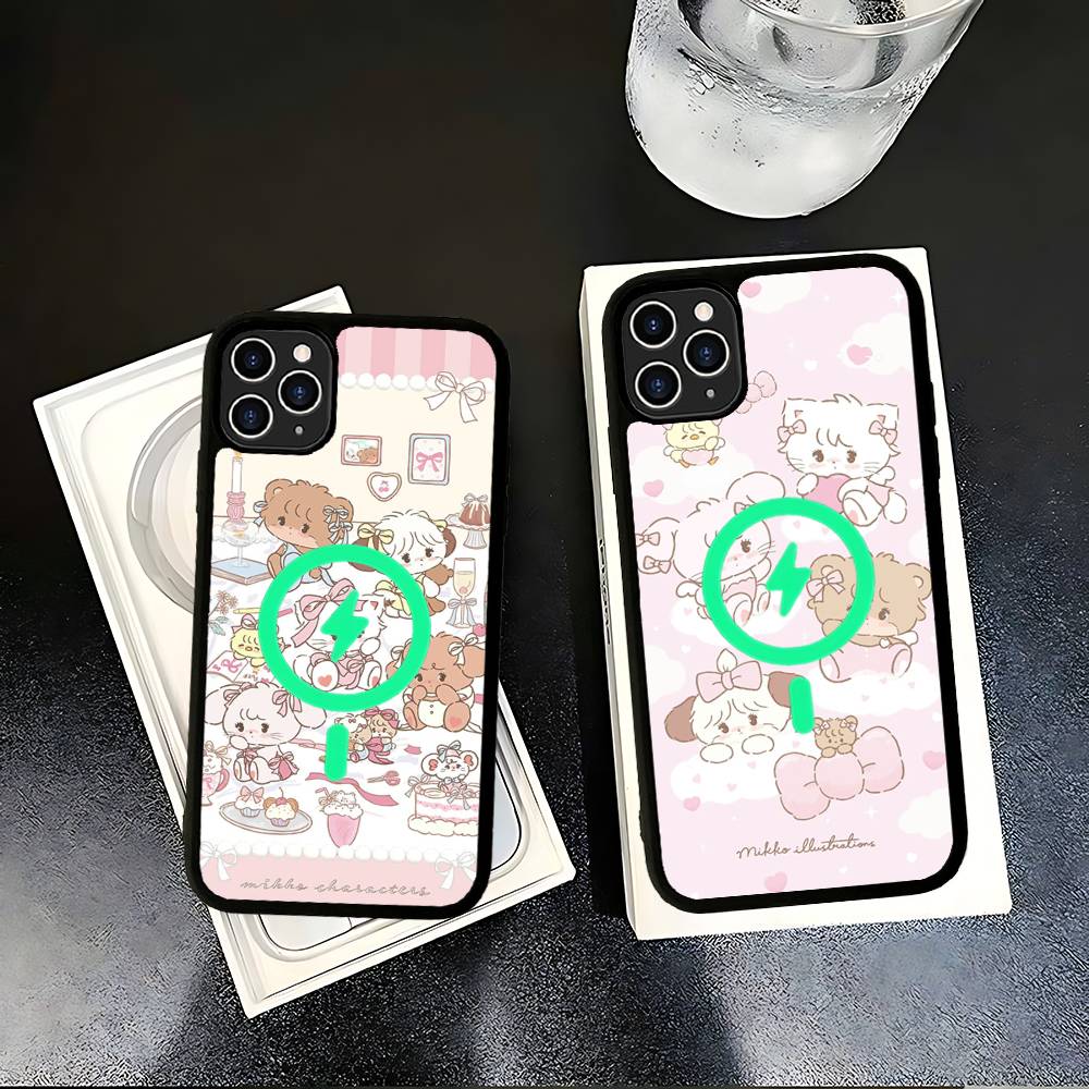 Popular Artist M-Mikko Magnetic Wireless Phone Case For IPhone 17 16 15 14 Plus 13 12 11 Pro Max