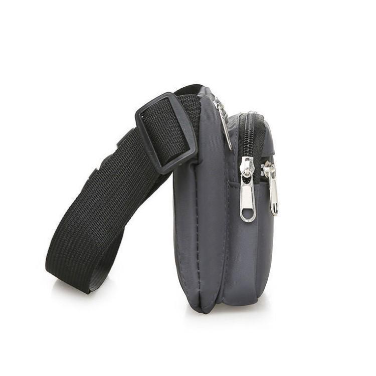 Unisex Waterproof Multi-pocket Waist Bag - Durable Mobile Phone Fanny Pack