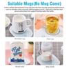 55/131°F Gift Home USB Mug Tray Coffee Cup Warmer Pad Gravity Sensor Pad Warmer Heater Tray Mat
