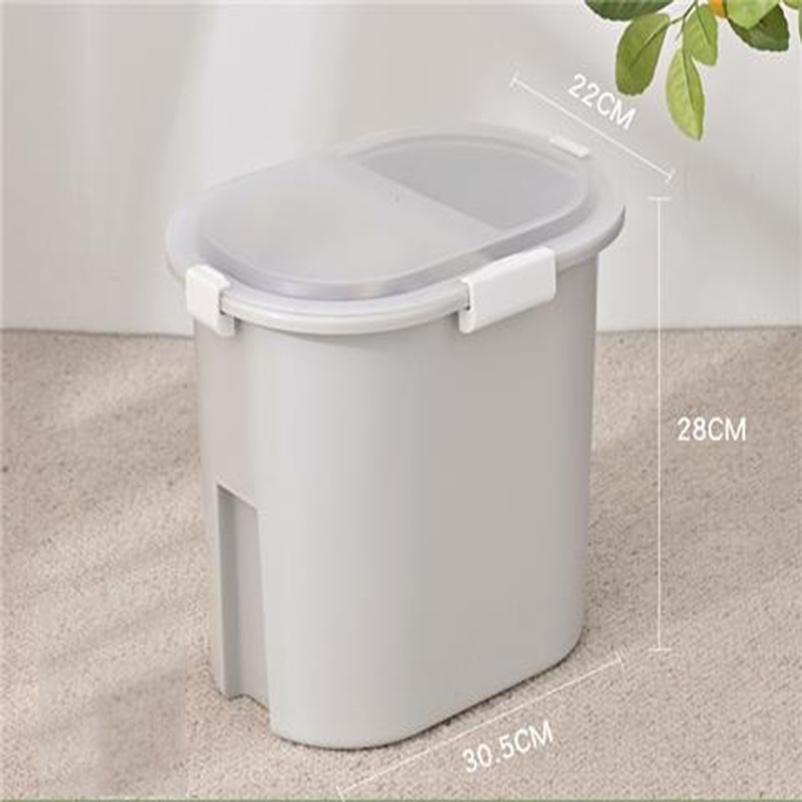 Ведро для хранения горячего корма для кошек Герметичное влагонепроницаемое вакуумное ведро для хранения корма для кошек Большая вместимость ведра для хранения корма для домашних животных