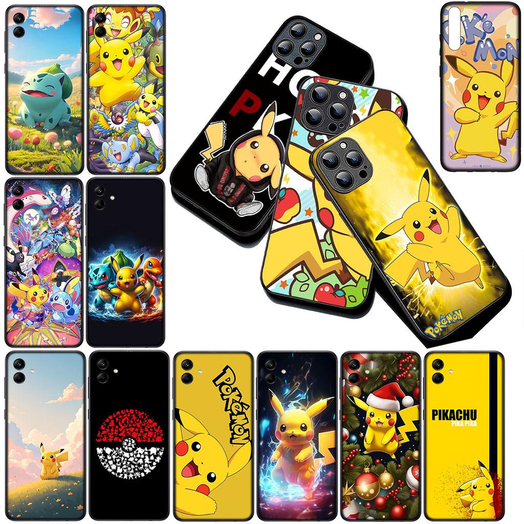 Cover for Samsung Galaxy S24 S25 S23 FE Ultra Plus S7 Edge S25+ S23+ A56 5G Casing Phone Case Lovely P-Pokemons P-Pikachus GO