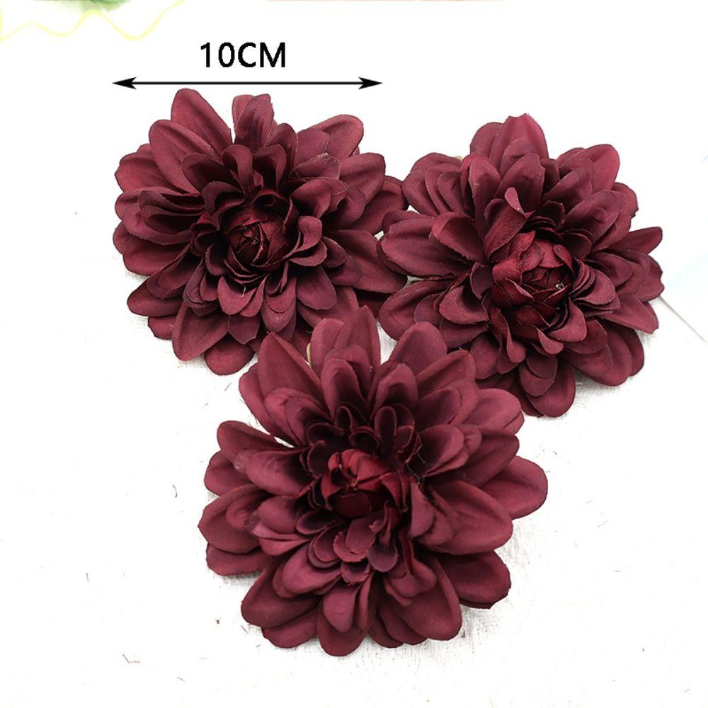 5PCS 10 Colors Artificial Flowers DIY Decor Chrysanthemum Bouquet Fake Flower Home Ornament