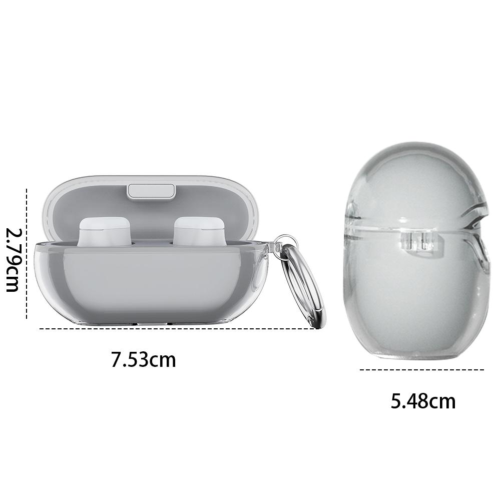 Защитный чехол, противоударный чехол для наушников, прозрачный чехол с кольцом для ключей для беспроводных наушников Beats Solo Buds