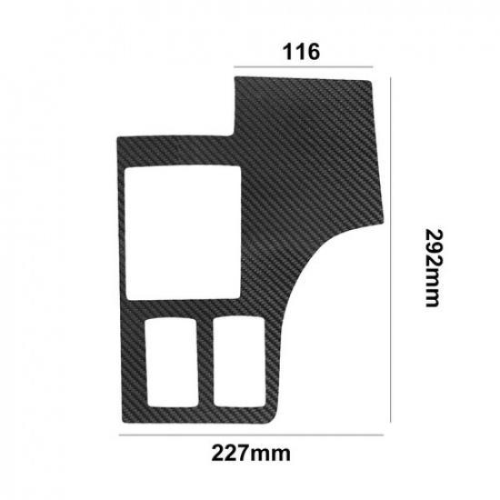 Накладка из углеродного волокна на панель управления тусклым светом в салоне для Toyota Hilux 2015-
