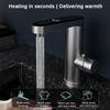 3400W Stainless Steel Instant Heating Faucet In The Bathroom Digital Display Electric Faucet Cold and Hot Dual-purpose Ceramic Valve Core Faucet