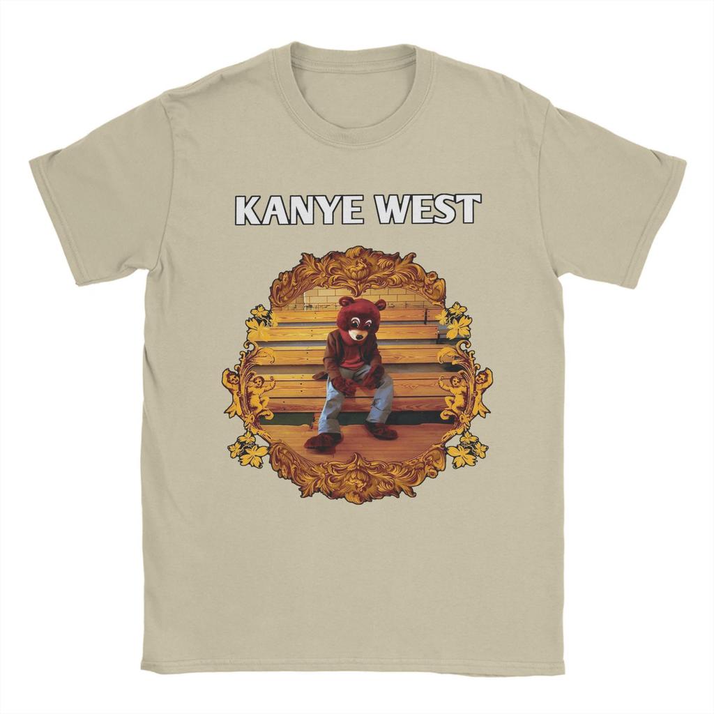 Футболки Kanye West для мужчин, хлопковые потрясающие футболки, футболки с круглым вырезом, топы с коротким рукавом для вечеринок