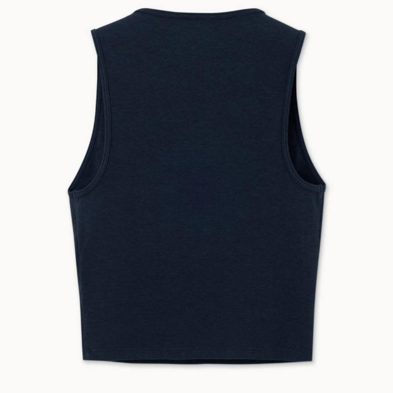 Budhi Mudra Tank Top Blueberry  B61002att40 N15  Carlo V