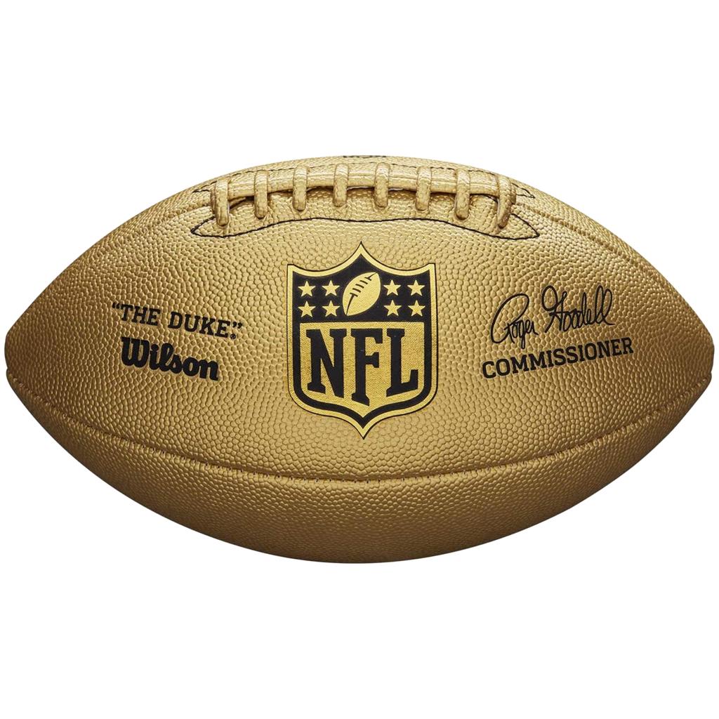 Wilson Мяч NFL Duke Metallic Edition, золотой мяч для американского футбола унисекс