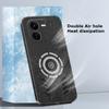 Для vivo Y200 GT Чехол из ПК 'Ледяной песок' с магнитным рассеиванием тепла, матовый, против отпечатков пальцев, дышащий, охлаждающий