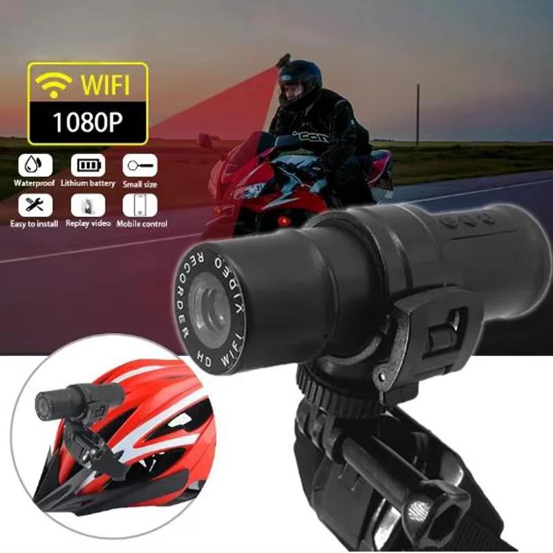 Motorcycle Driving Recorder Dvr Mobile Phone Interconnection HD 1080P Outdoor Waterproof Riding Recorder