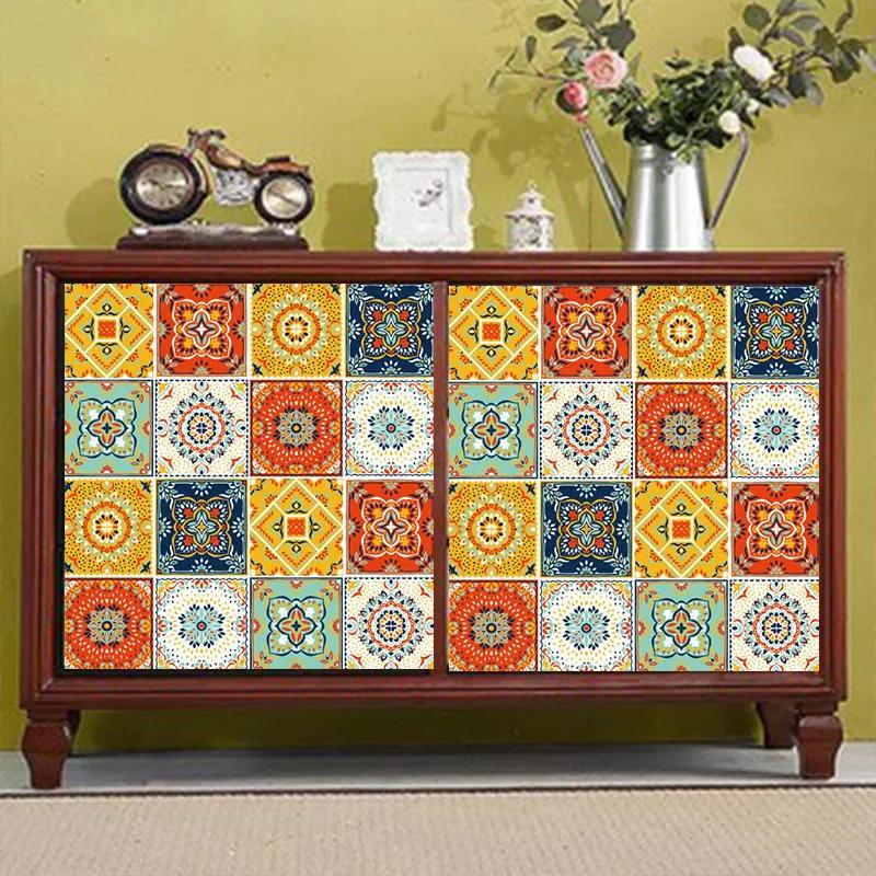 Мозаичные стеновые панели 40 см - Самоклеящийся водонепроницаемый и маслостойкий фартук для кухонной плиты/реновации мебели