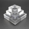 Акриловый блок Tsukushi Science, акриловое основание, акриловый куб, прозрачный куб, квадратный прозрачный пьедестал, дисплейный куб 10 мм (Длина 40 мм, толщина)