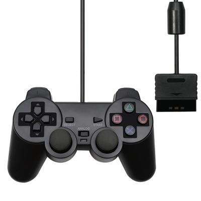 Прямые продажи с завода контроллер PS2 PS2 проводной игровой контроллер один мотор один вибрация черный