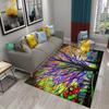 3D Colorful Abstract Tree Carpet for Kitchen Bathroom Entrance Non-Slip Carpet Living Room Balcony Bedroom Decor Floor Mat Rugs
