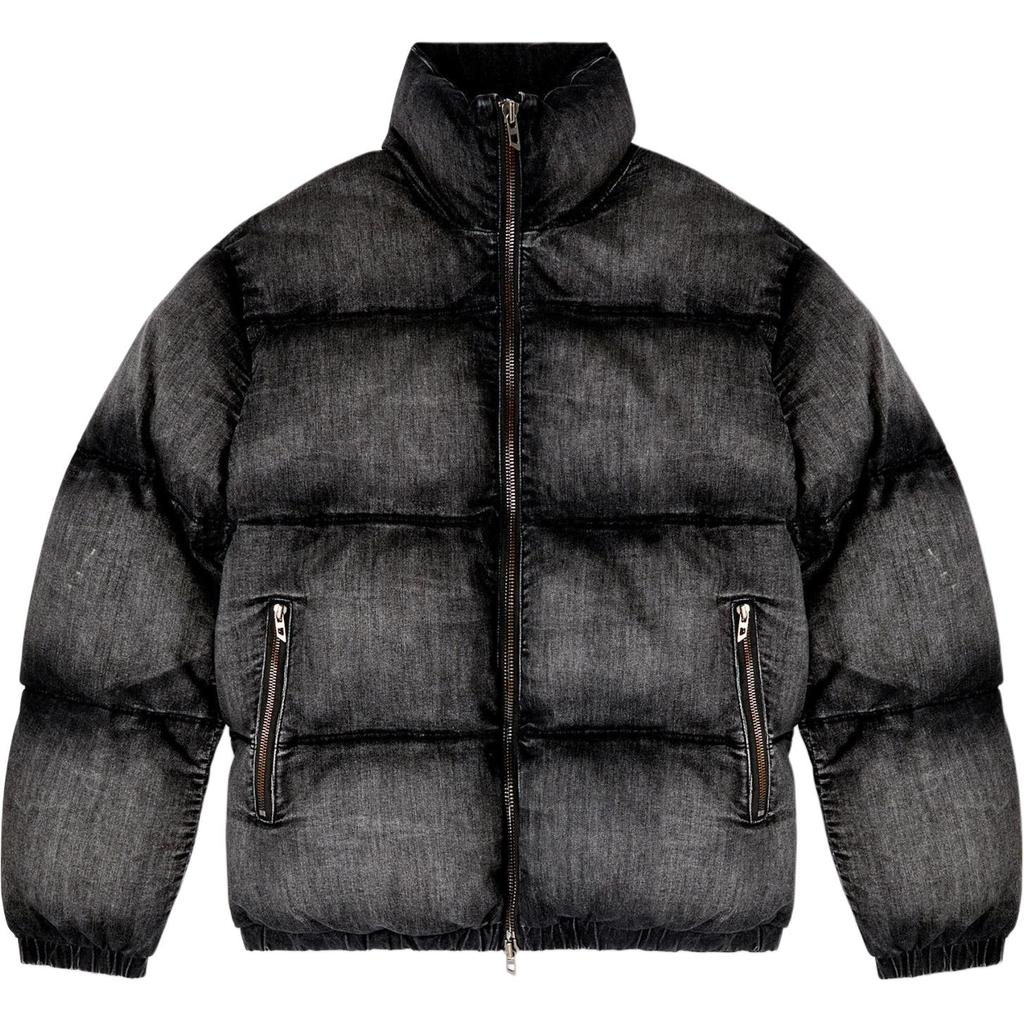 DIESEL Faded Denim Puffer Jacket A160770ABCB-02
