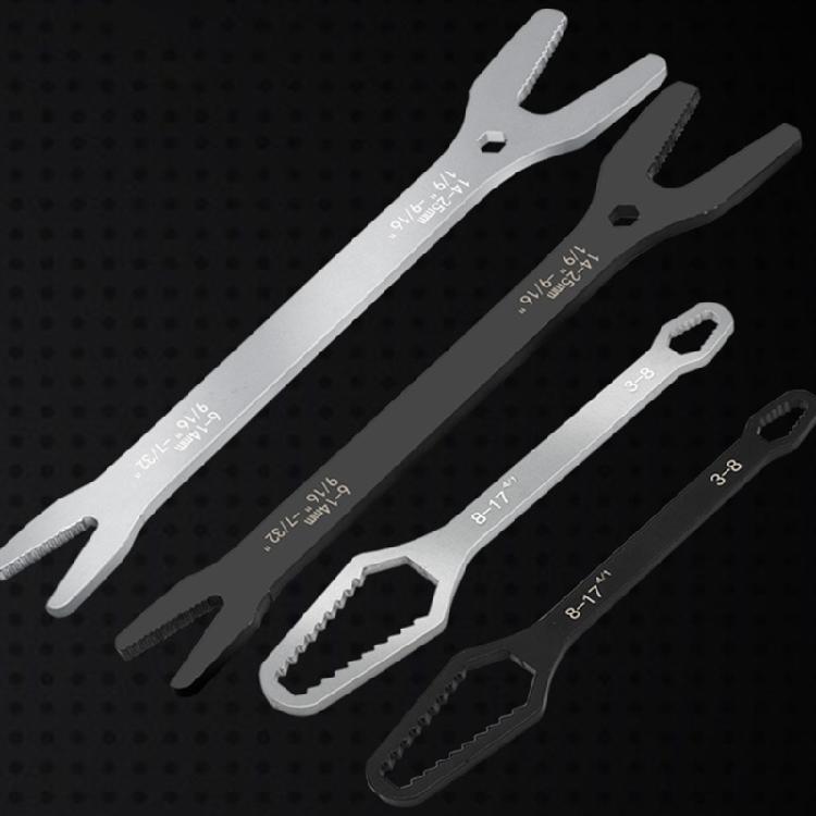 Двусторонний многофункциональный Torx-ключ 6-25 мм / 3-17 мм Самозатягивающийся