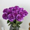 12 шт. имитация розы искусственный шелковый цветок розы искусственные цветы для свадебного букета вечерние украшения дома