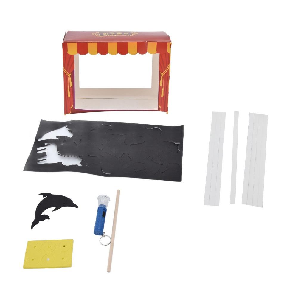 Puppet Theater Style Shadow Puppet Toys DIY Handmade Puppets Classroom Activity