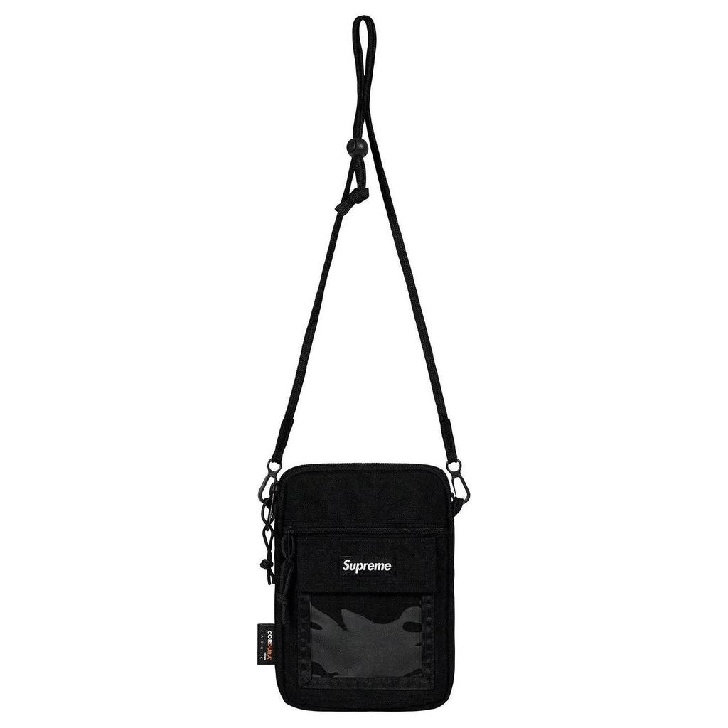 Supreme Нейлоновые сумки через плечо Обычные Унисекс Черный SUP-SS19-917