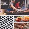 3pcs Reusable Barbecue Mat Replacement Mesh Wire Net Non-Stick Mesh Pads Outdoor Activities Cook Reusable BBQ Accessories