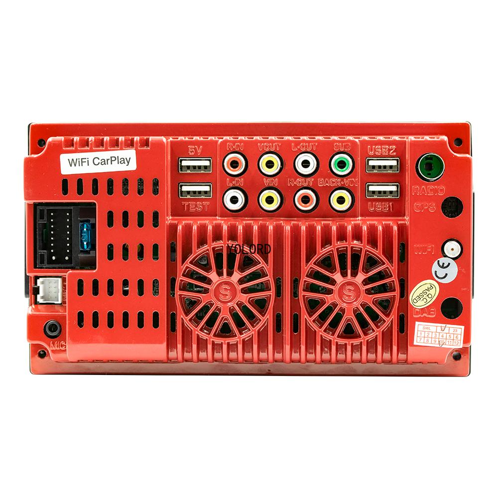 7" HD 2Din Car MP5 Player Wired Mirrorlink USB TF FM RDS Radio Colorful Lights Wireless Android AUTO Carplay USB Charging  FS06W