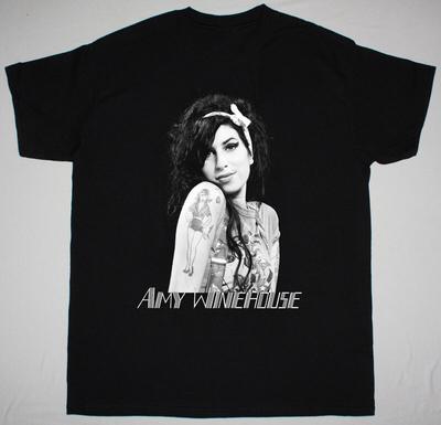 НОВАЯ Ретро футболка с коротким рукавом Amy Winehouse, хлопковая, черная, все размеры, унисекс