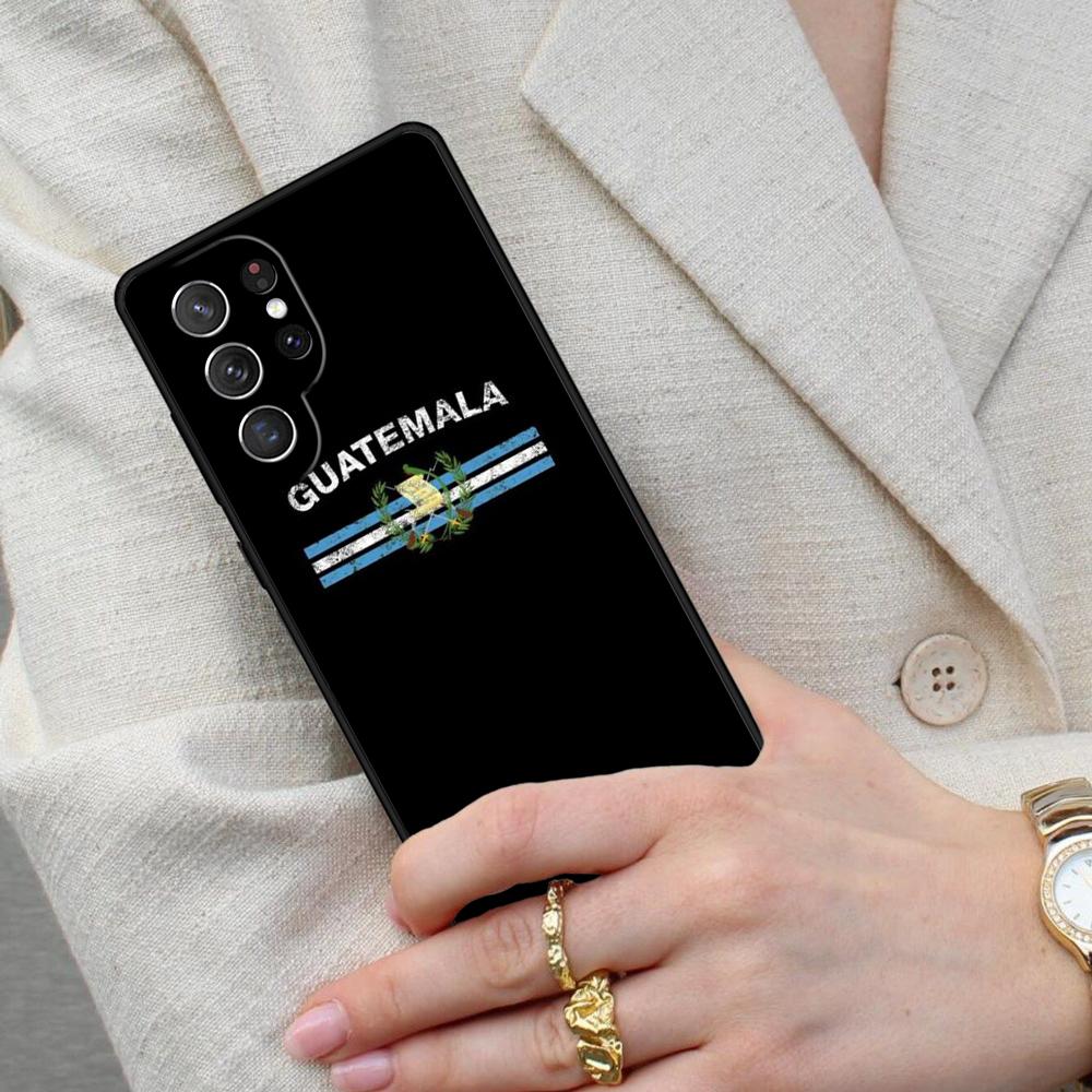 Guatemala Flag SOFT Cell Phone Case for Samsung Galaxy S26 Ultra S25 S24 S23 S22 S21 S20 Note10 Cover