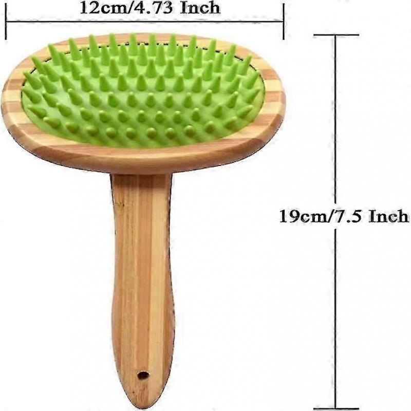 Dog Cat Grooming Brush Rubber Massage Cleaning Brush Pet Bath Epilator Massage Comb Short And Long