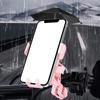 Подставка для мобильного телефона на мотоцикл и зонт, непромокаемый солнцезащитный козырек, зажим для телефона на руль велосипеда, скутера, крепление на руль 4,7–7,2 дюйма