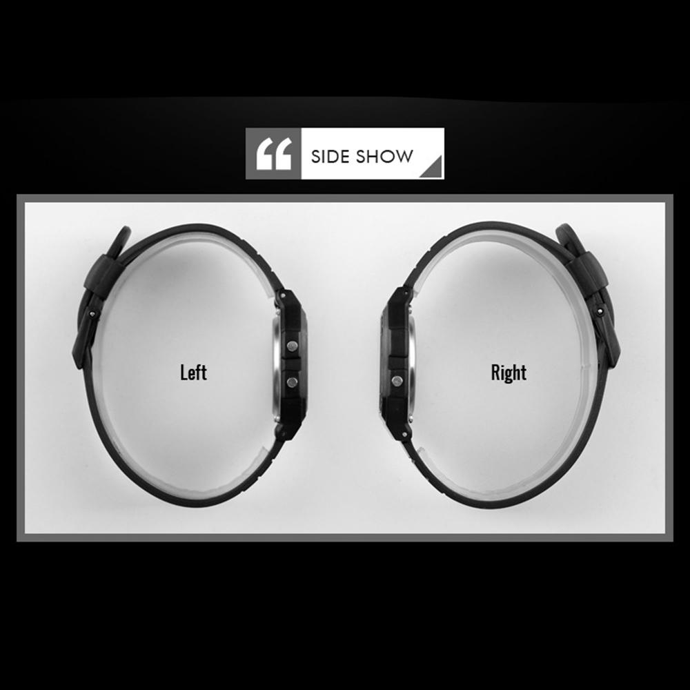 SKMEI 1412 Men Analog Digital Watch Fashion Casual Sports Wristwatch Time Display Alarm 5ATM