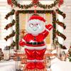 Gingerbread Man 3D Santa Claus Balloons Extra Large Xmas Tree Balloons  Easter Gift