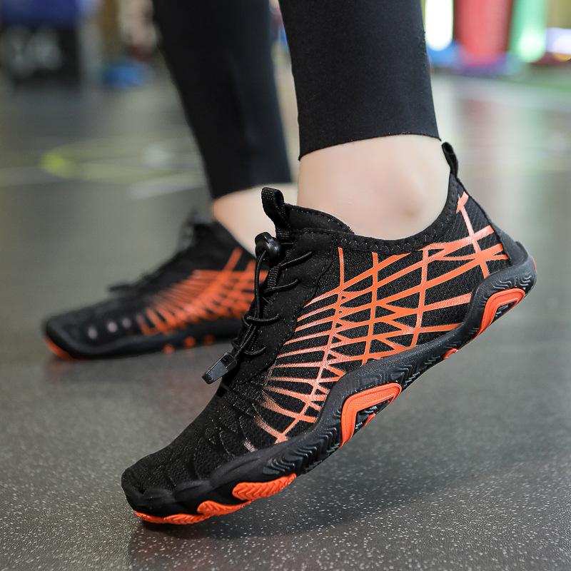 Новые кроссовки для ручья женские ботинки для вейдинга мужские ботинки для плавания пляжная обувь большой размер обувь с пятью пальцами дышащие