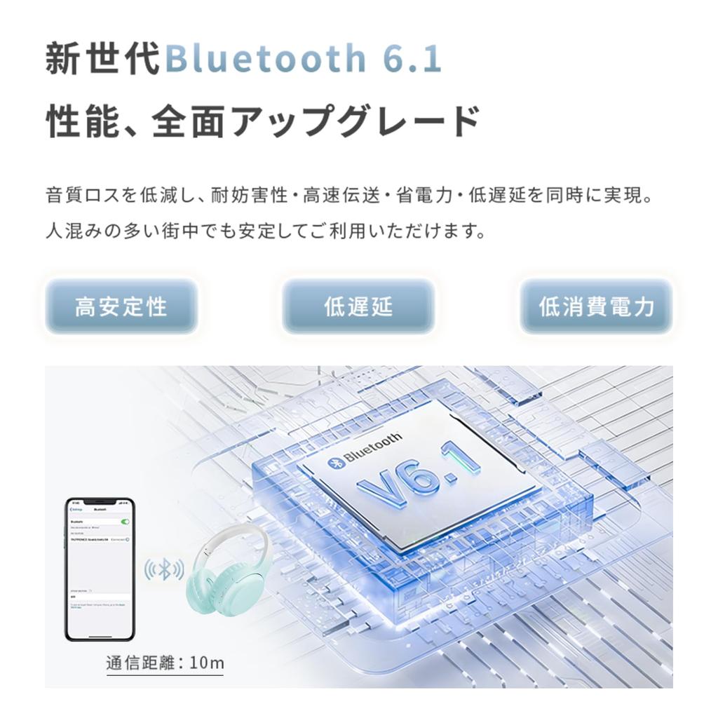 Магазин Meisei Беспроводные Bluetooth Проводные и Беспроводные Hi-Fi Звук 40 мм Шумоподавление Совместимые с и Мятно-Зеленые Наушники, 6.1, Совместимые, Накладные, Качество,