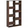 Room Divider in Brown Oak Look 100 x 33 x 175 cm Engineered Wood
