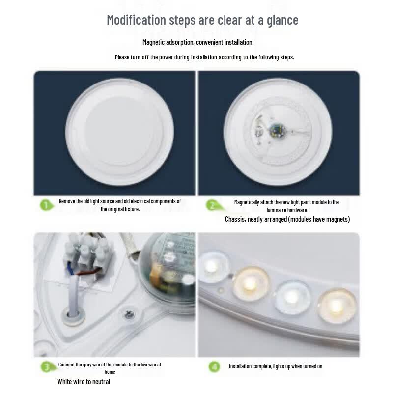 Sanxiong Aurora 24W Round LED Ceiling Lamp Module