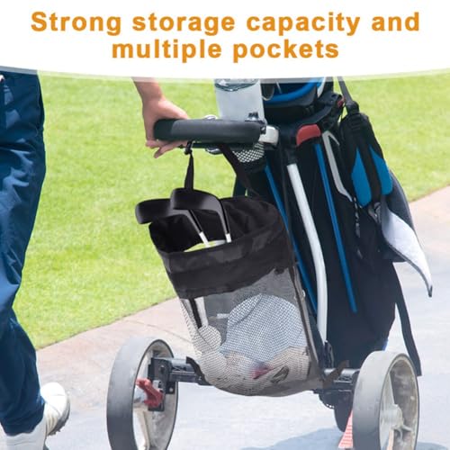 Golf cart universal mesh bag storage bag golf cart storage bag