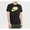 Nike Спортивная футболка с коротким рукавом и принтом логотипа для мужчин, цвет черный желтый CK2227-013