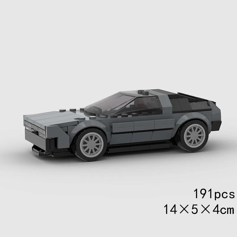 Скоростной кабриолет MOC Автомобиль Супергонка Техническое транспортное средство Модель Строительный блок Гоночный Раллийный Спортивный Кирпич Рождественский Подарок Игрушка Город